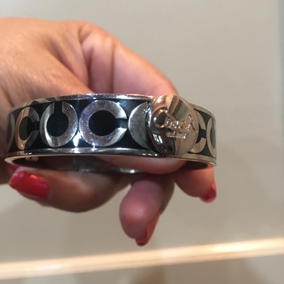 Coach Jewelry - Black coach bracelet Coach Jewelry - Black coach bracelet